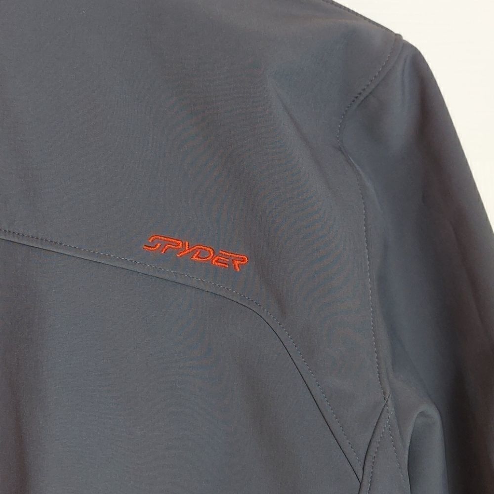 SPYDER Grey Soft Shell Full Zip Jacket Sz XL - Picture 3 of 12